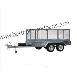 10*5 Tandem Axle box trailer with cage