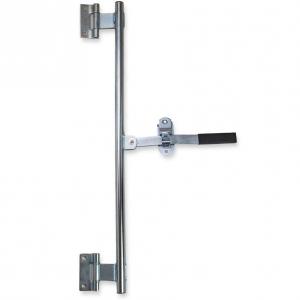 45'' SIDE DOOR PIPE LOCK. (INCLUDES HASPS) STEEL/ALUMINUM ALLOY