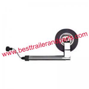 48mm Jockey Wheel With 200*50 Rubber Wheel Plastic Rim 