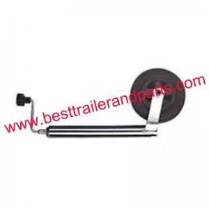 48mm Jockey Wheel With 200*50mm Rubber Wheel Wheel Plastic Rim