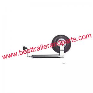 48mm Jockey Wheel With 260*85mm Pneumatic Wheel Metal Rim