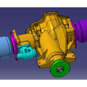 4X4 3T Front Axle Reducer Assembly
