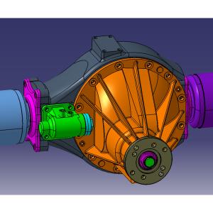 4X4 3T Rear Axle Reducer Assembly 