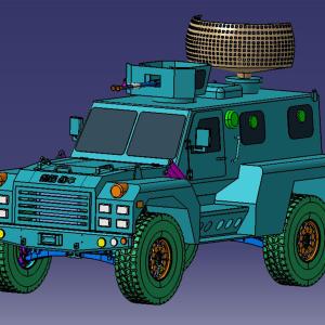 4X4 Independent Suspension Bulletproof Vehicle 4X4 Independent Suspension Bulletproof Vehicle