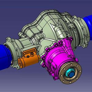 4x4 7-9T front and rear axle main reducer assembly  