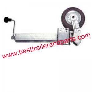 
60mm Jockey Wheel With ''B''bracket 200*60mm Rubber Wheel Metal Rim