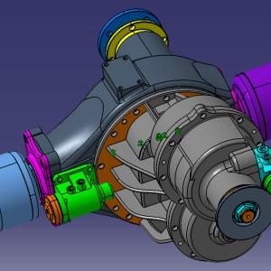 6X6 3.5T Mid Axle Reducer Assembly 