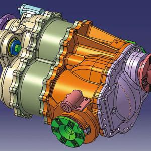6X6 8X8 Heavy-duty Through Axle Reducer Assembly  