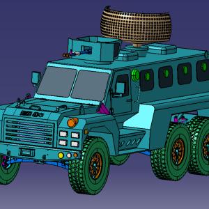  6X6 Independent Suspension Bulletproof Vehicle