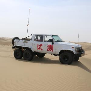 6X6 White Pickup Truck