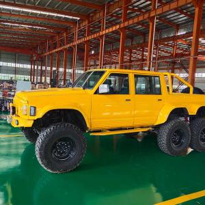 6X6 Yellow Pickup Truck