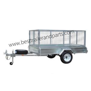 8*5 box trailer with cage