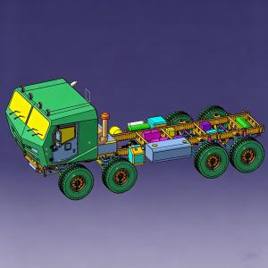 8X8 Independent Suspension Truck Chassis
