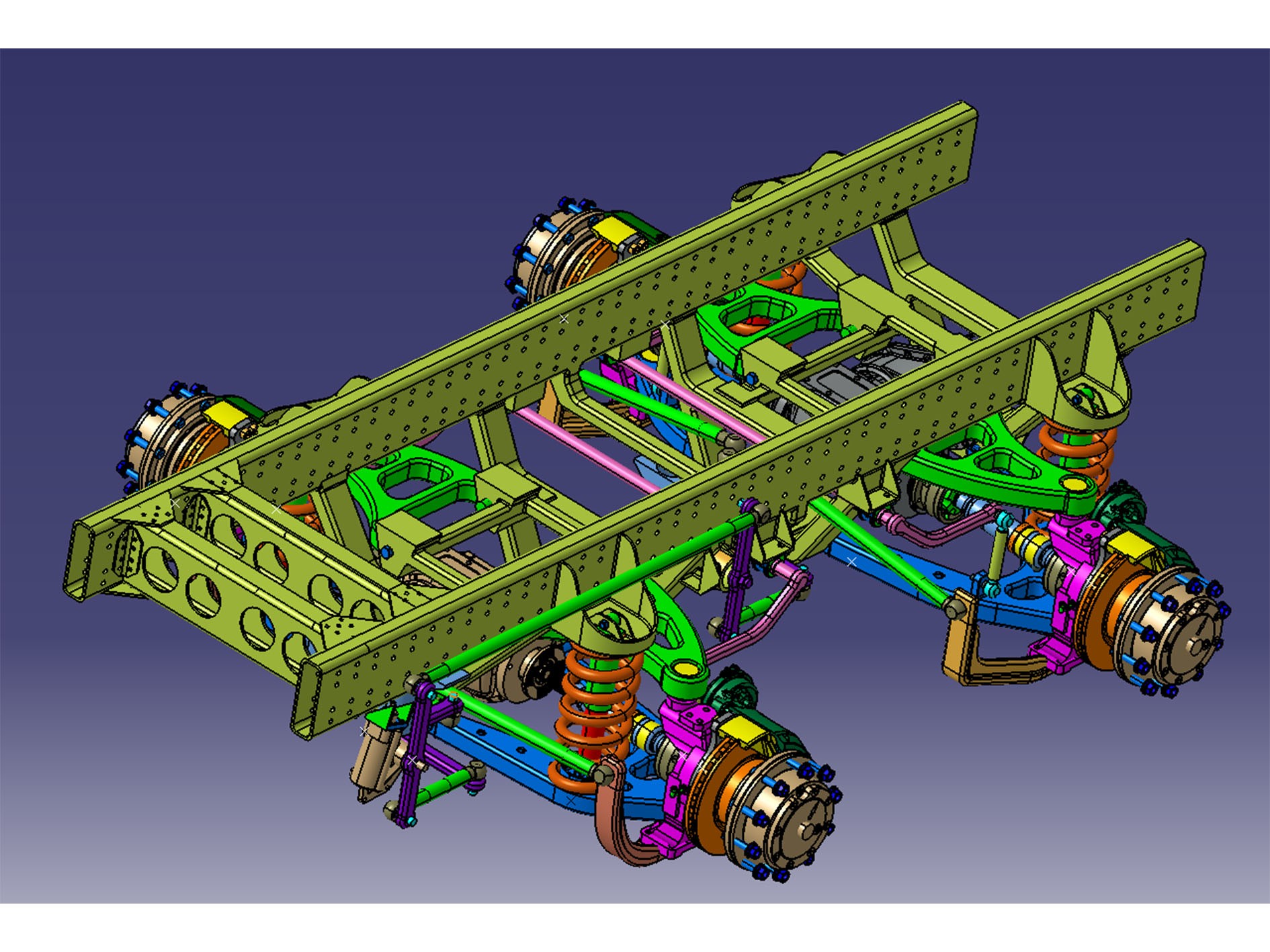Front Axle Independent Suspension 130 