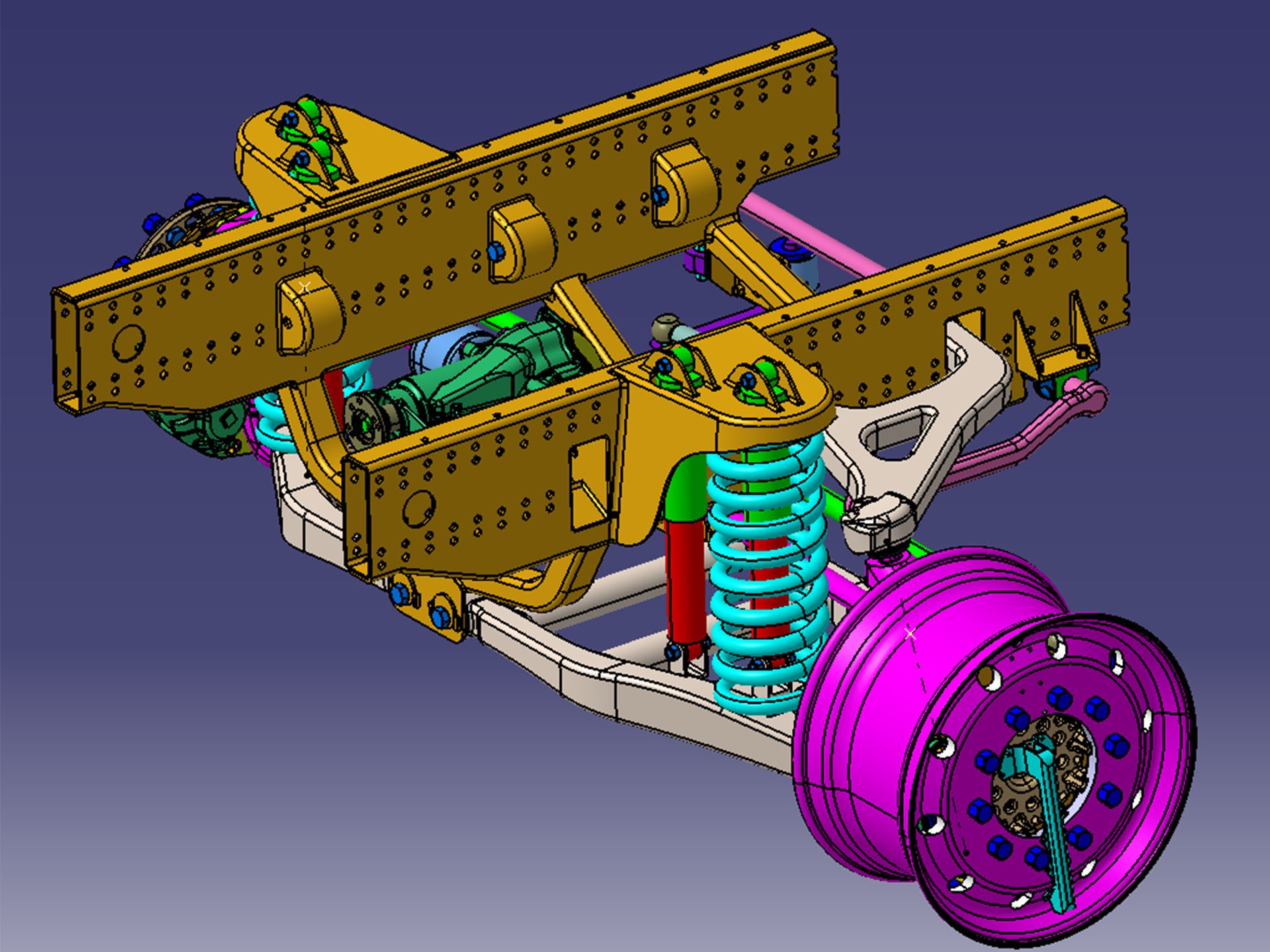 Front Axle Independent Suspension 600 