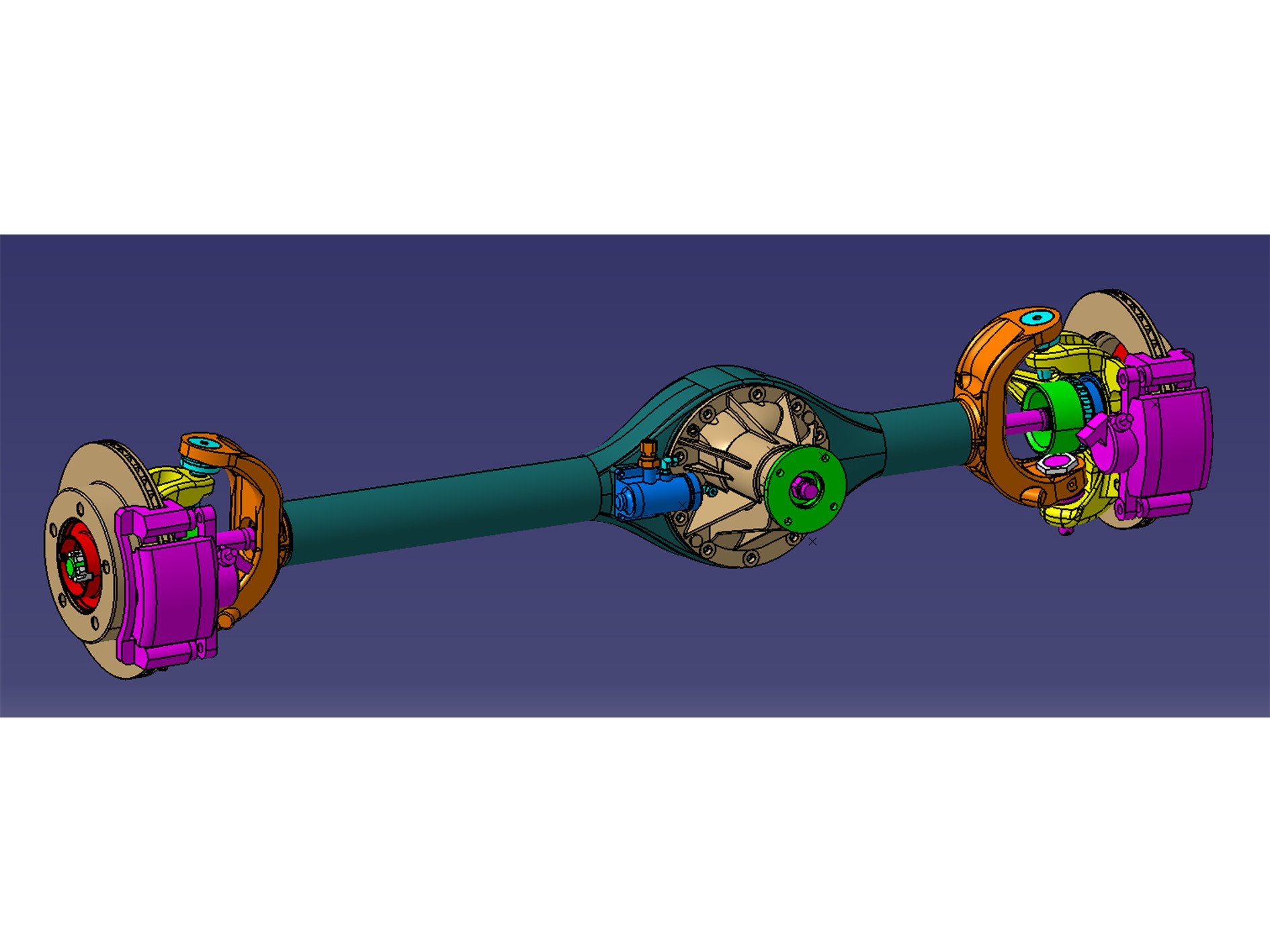 Front Axle Non-independent Suspension 150