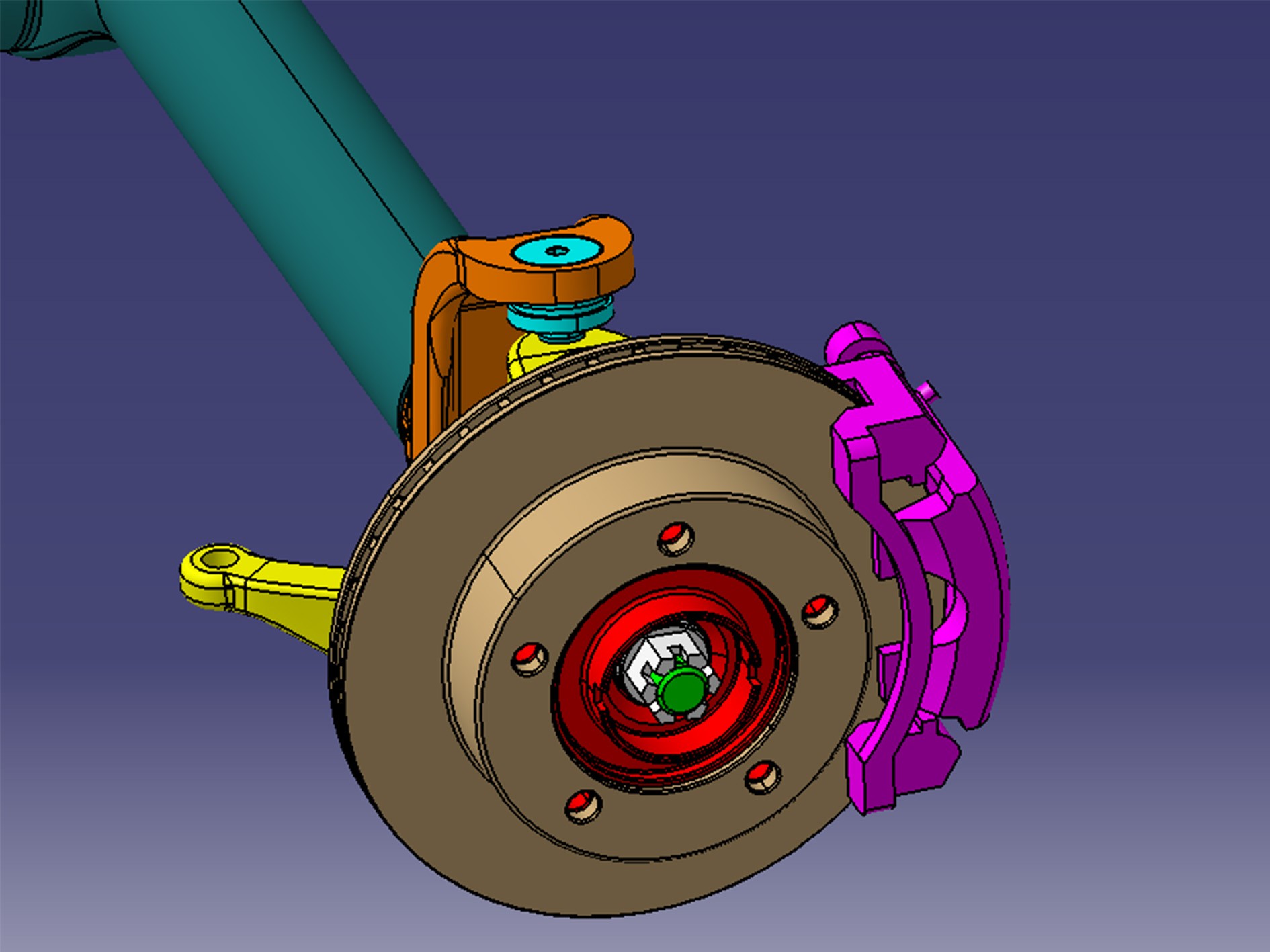 Front Axle Non-independent Suspension 150