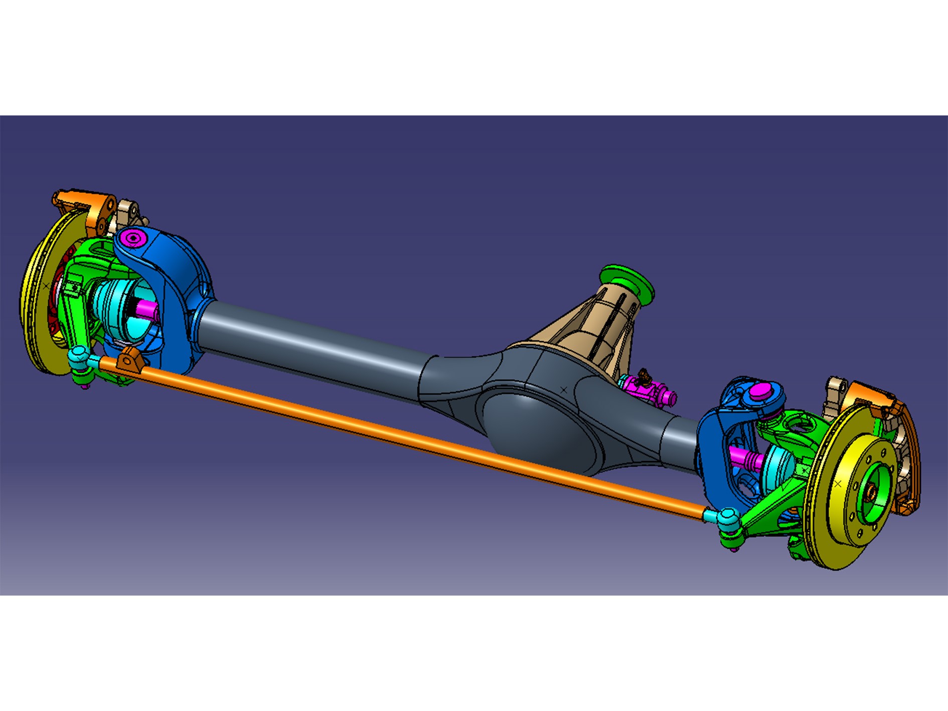 Front Axle Non-independent Suspension 300