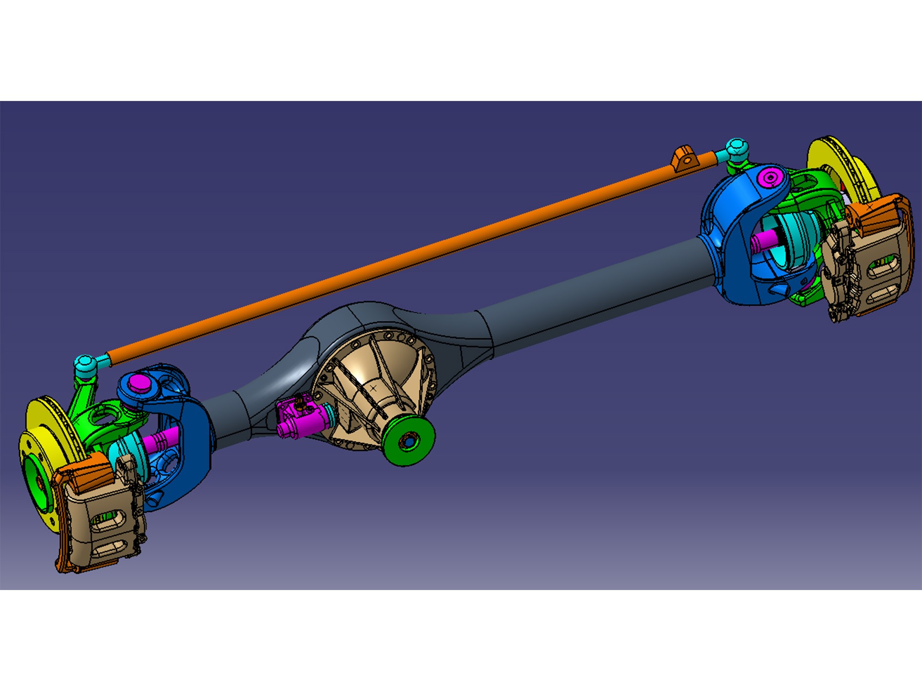 Front Axle Non-independent Suspension 300