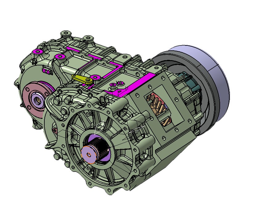 High Speed Full-time 4WD Transfer Case 7500