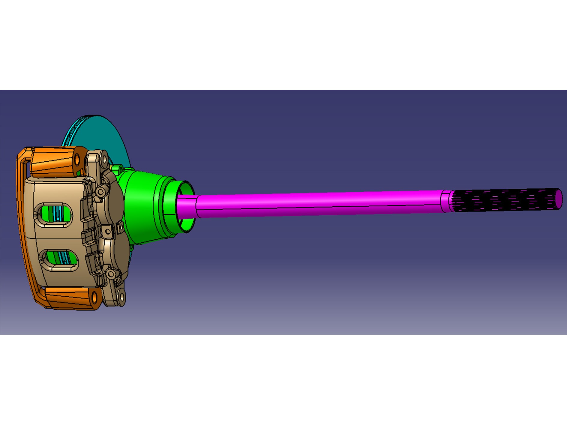 Hub Unit Assembly (with differential lock) 