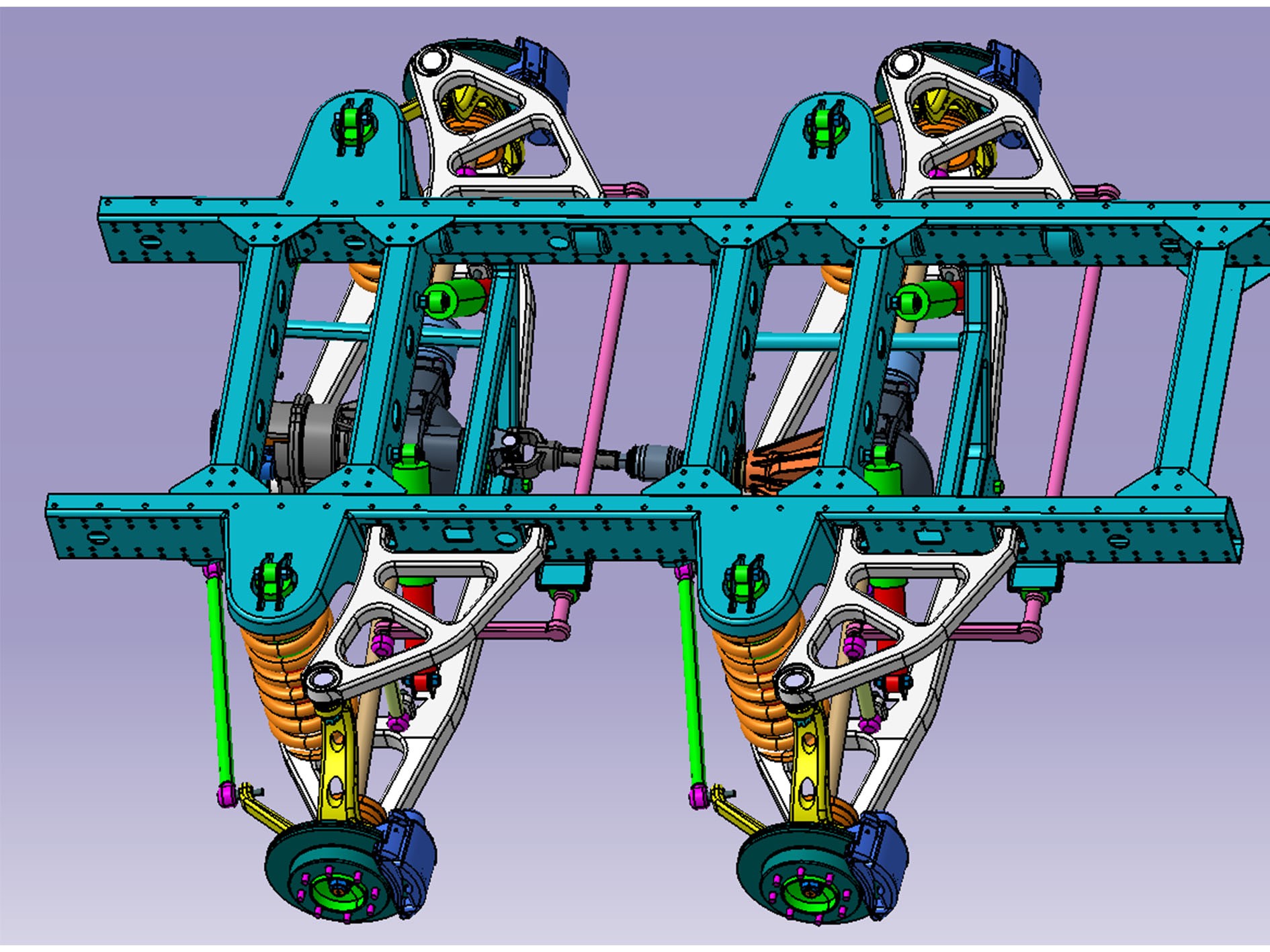 Mid Axle Independent Suspension 350 