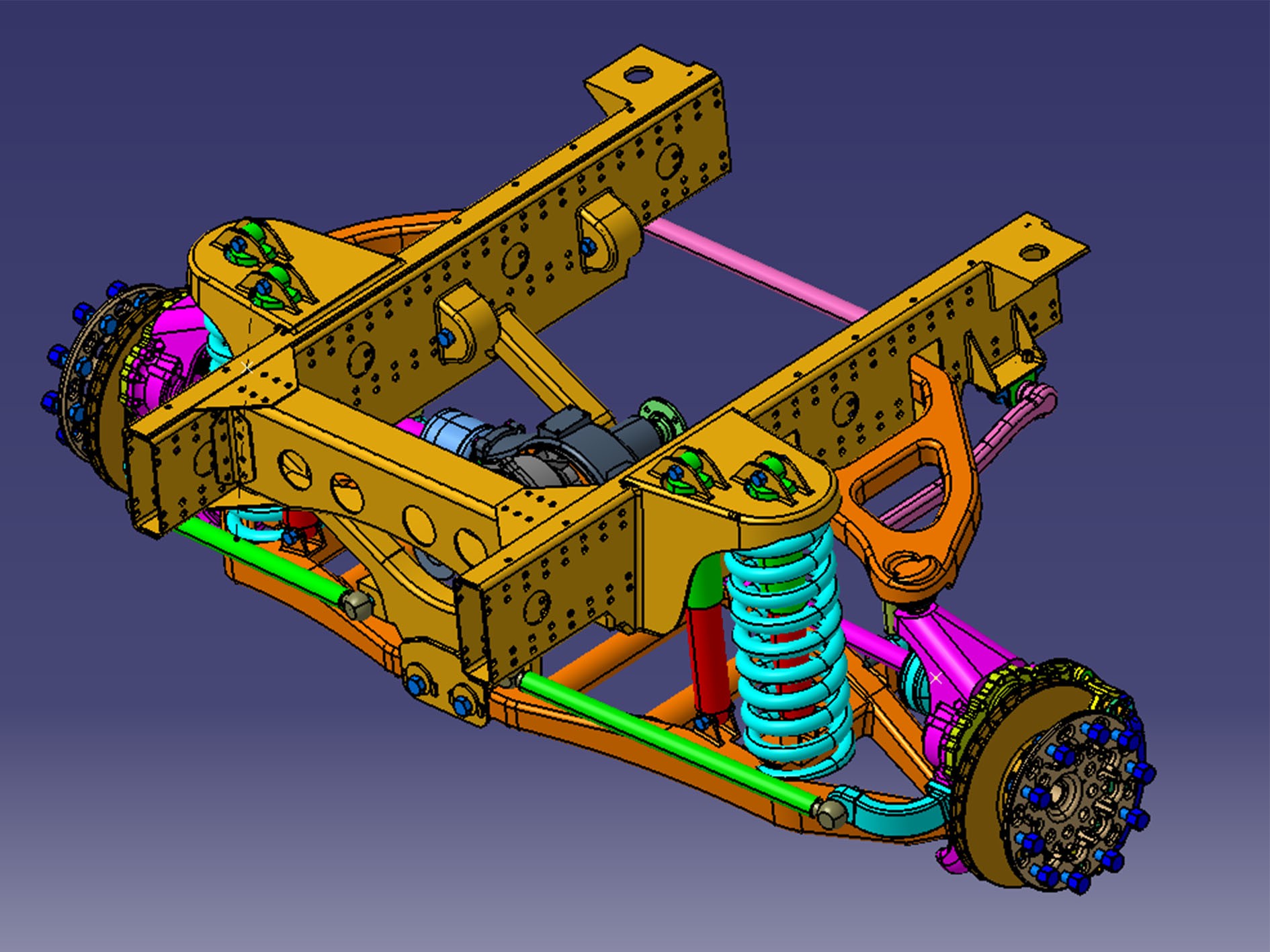 Mid Axle Independent Suspension 600 