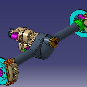 Mid Axle Non-independent Suspension 350
