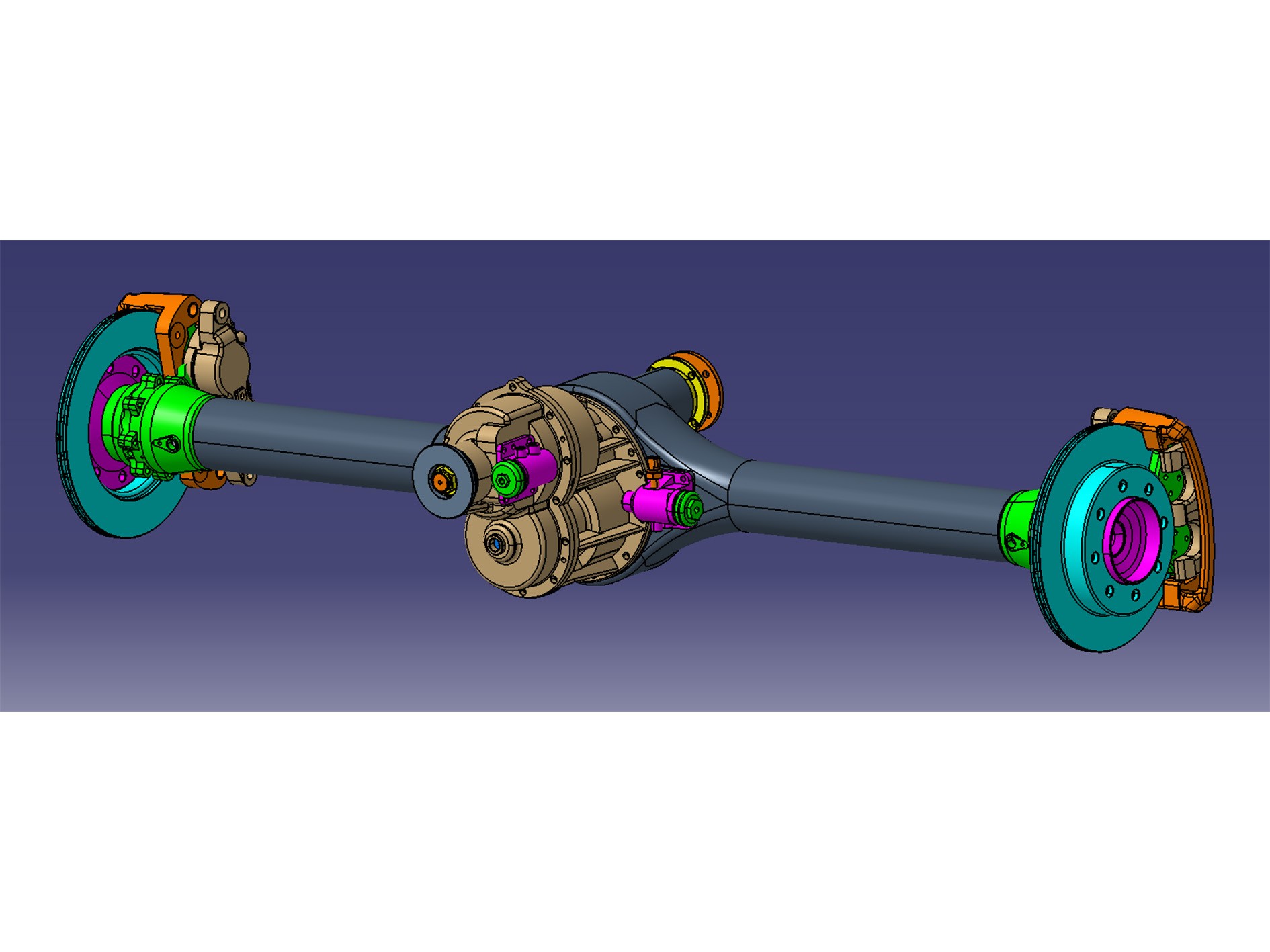 Mid Axle Non-independent Suspension 350