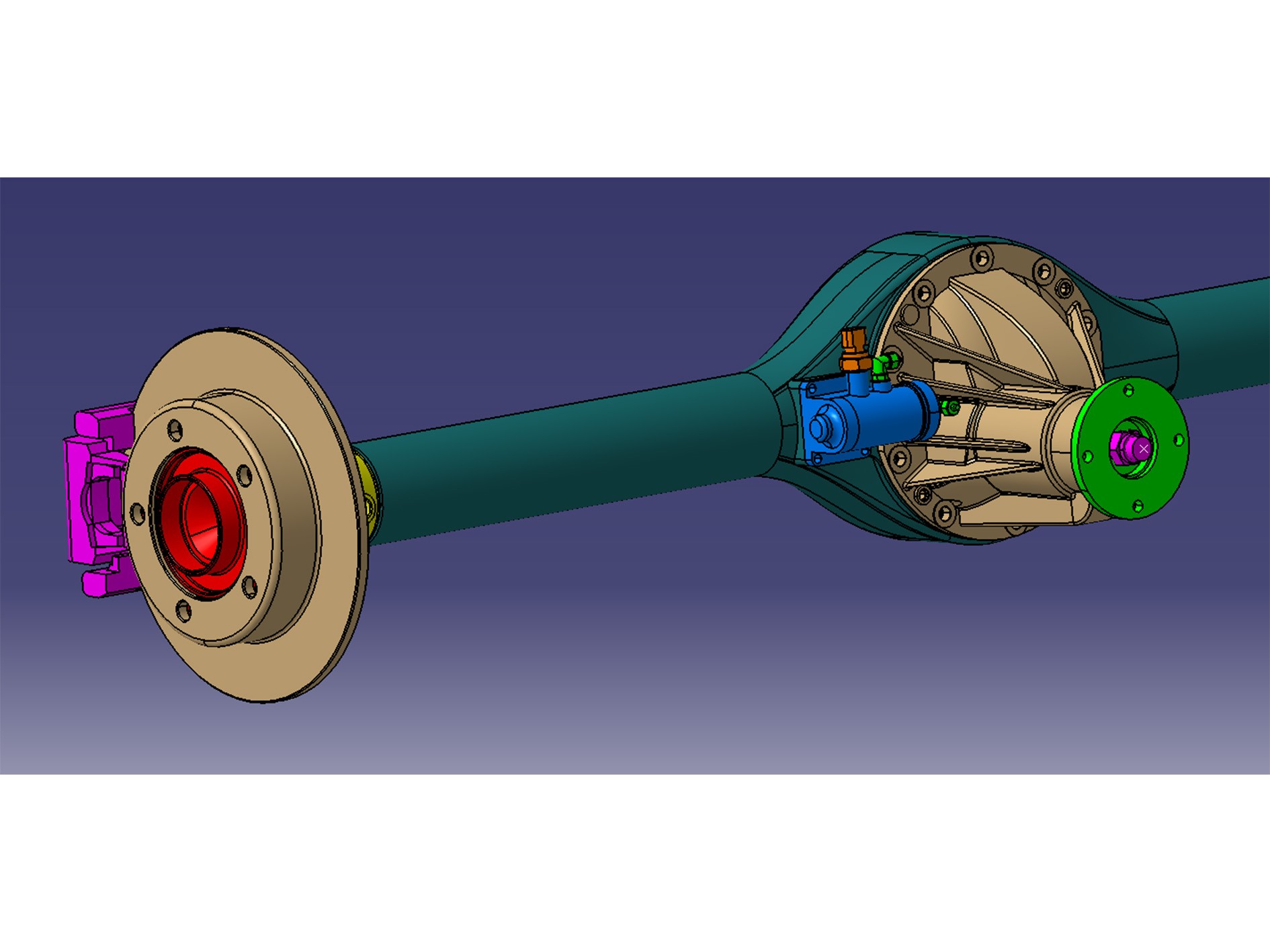 Rear Axle Non-independent Suspension 150