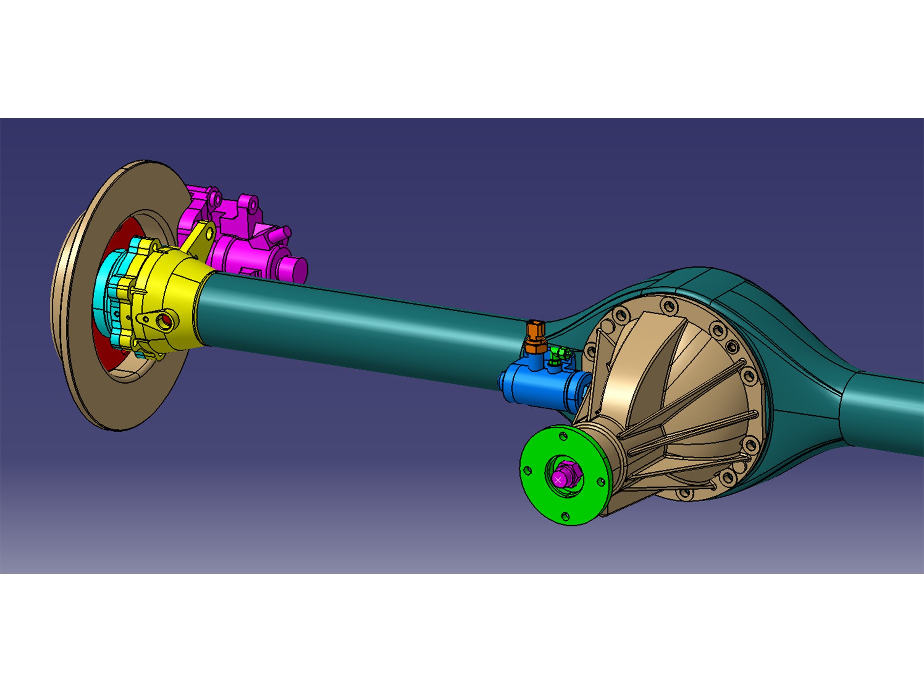 Rear Axle Non-independent Suspension 150