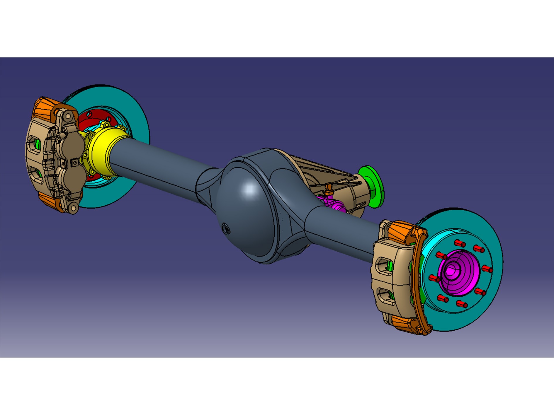 Rear Axle Non-independent Suspension 350