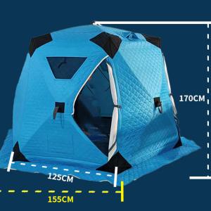 Small hexagonal winter fishing tent
