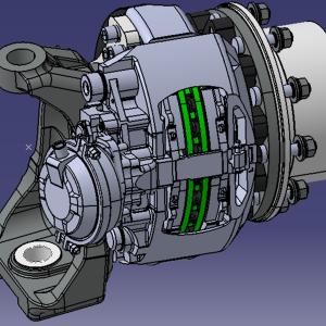 Super Heavy-duty Wheel-side Reducer (with parking brake)
