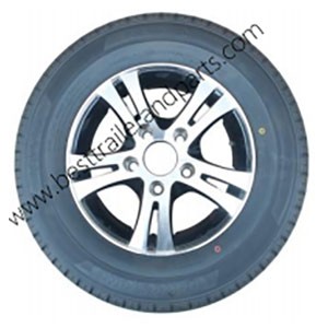 Trailer Aluminium alloy rim and tyre 07