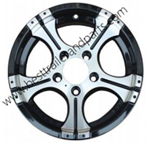 Trailer Aluminium alloy rim and tyre 10