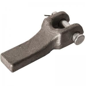 WELD-ON SAFETY CHAIN RETAINER FOR 3/8 INCH CHAIN
